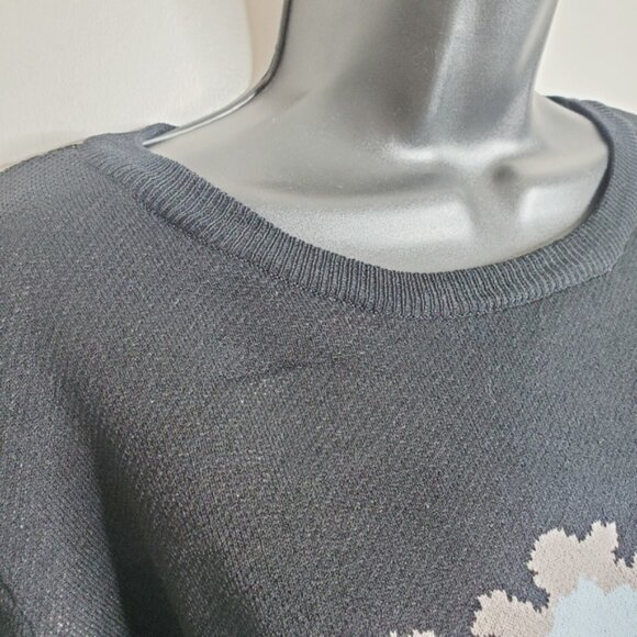 Cliche Whimsigoth Victorian Bell Sleeve Dark Fairy Knit Sweater L - Picture 2 of 10